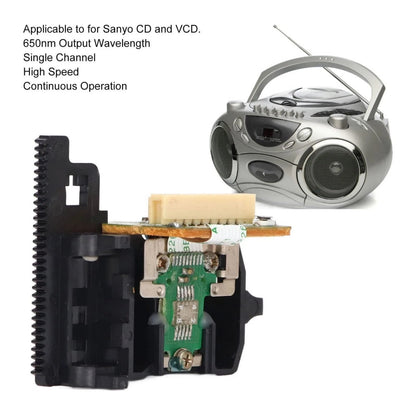 16 Pin 650nm Wavelength Lens Optical Pickup Laser Lens For Sanyo CD VCD