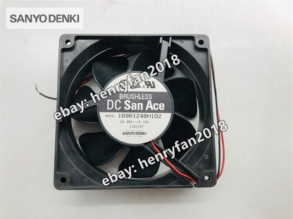 Sanyo Denki 109R1248H102 Axial Fan SanAce DC 48V 0.15A 120*120*38MM Cooling Fan