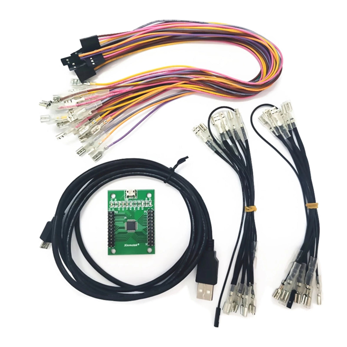 Arcade USB Encoder Controller 187 Wiring 2 Players DIY Kit For PI Mame PC PS3