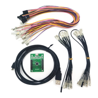 Arcade USB Encoder Controller 187 Wiring 2 Players DIY Kit For PI Mame PC PS3