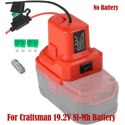 Power Wheels Adapter For Craftsman 19.2V Ni-MH Battery For Rc Toys Robotics