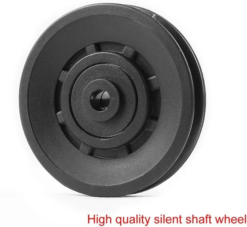 Topfinder 90mm(3.54inch) Universal Bearing Pulley Wheel for 90mm-2 PCS-P