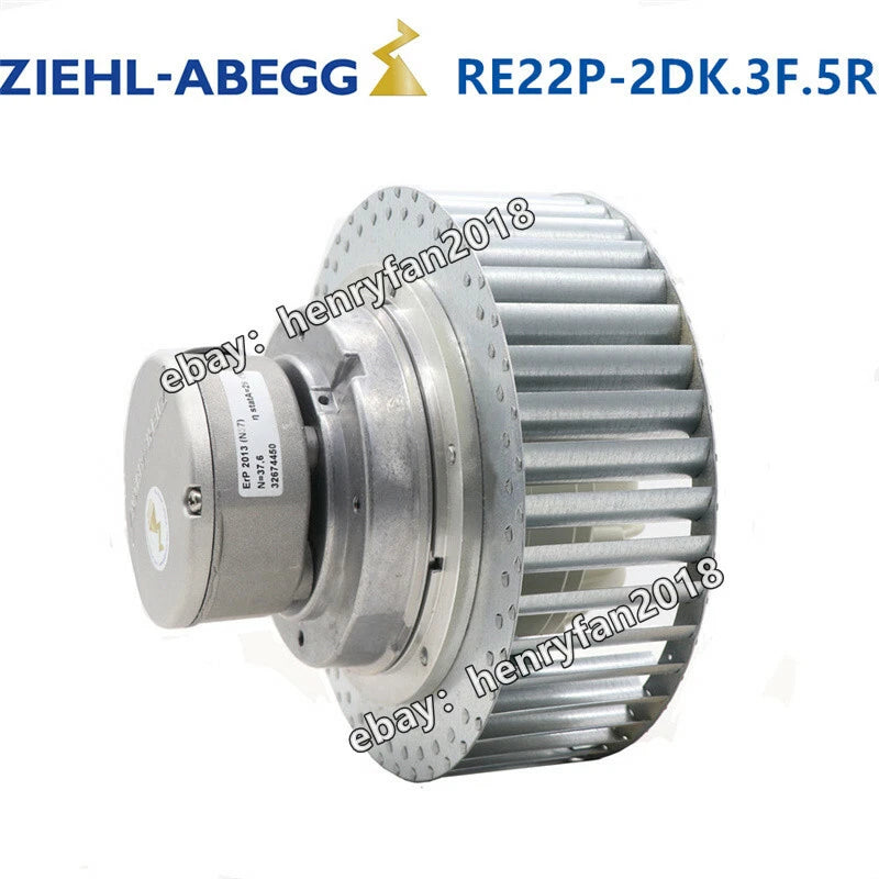 RE22P-2DK.3F.5R Ziehl-abegg 400V 0.49KW Cooling Fan For Siemens Servo Motor Fan