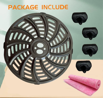 Nvkwca 6QT Air Fryer Grill Plate for Gourmia GAF698 GAF686 Middle, Black