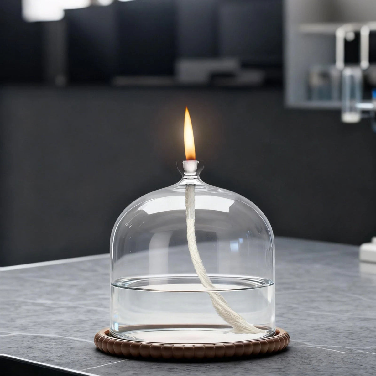 5PCS Oil Lamp Wicks with Glass Tube Holder - Wick White 1