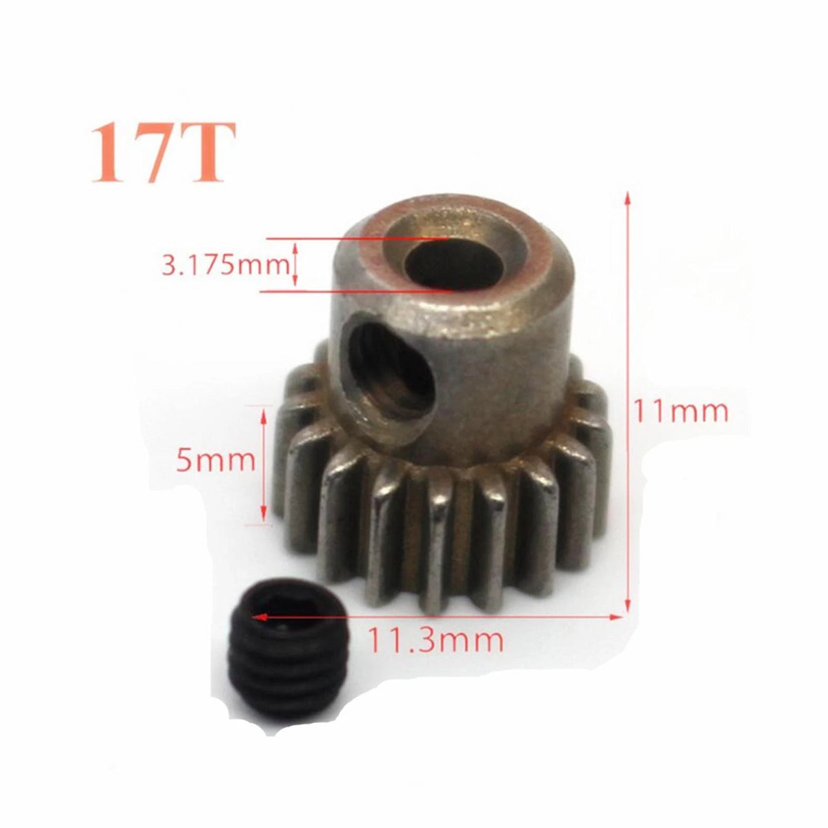 17-64T Steel Spur Differential Gear Motor Pinion Cogs for HSP 1/10 94111 94123