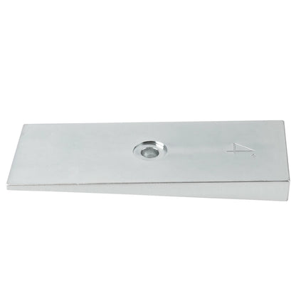2" Wide 4°Degree Steel Leaf Spring Degree Shims Sliver - Set of 2