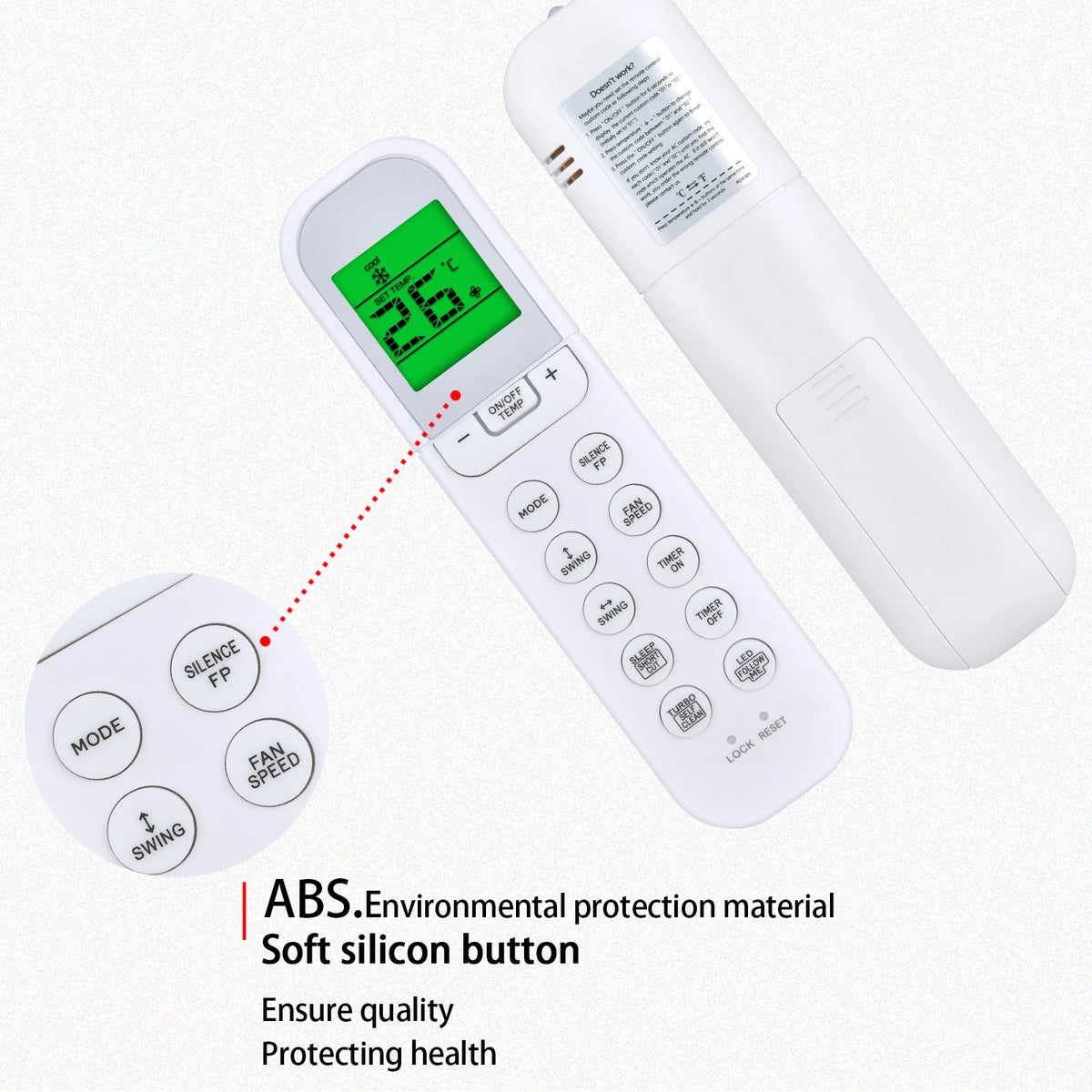 Remote Control For Cooper&Hunter Mini Split Air Conditioner Sophia/Mia NG Series