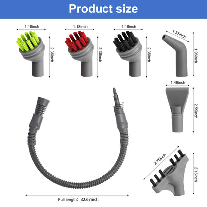 Replacement Extension Hose 9.44 x 6.29 x 2.16 inch, brush +