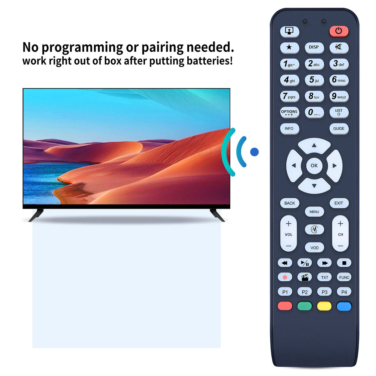 Replacement Remote Control For Multi Media polska RC1994956/01 RC1994963/01