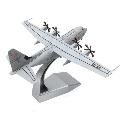 1/200 Alloy USAF C-130 Hercules Transport Aircraft  Diecast Airplane With Stand