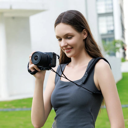 Camera Hand Wrist Grip Strap with Thinner lanyard, Black