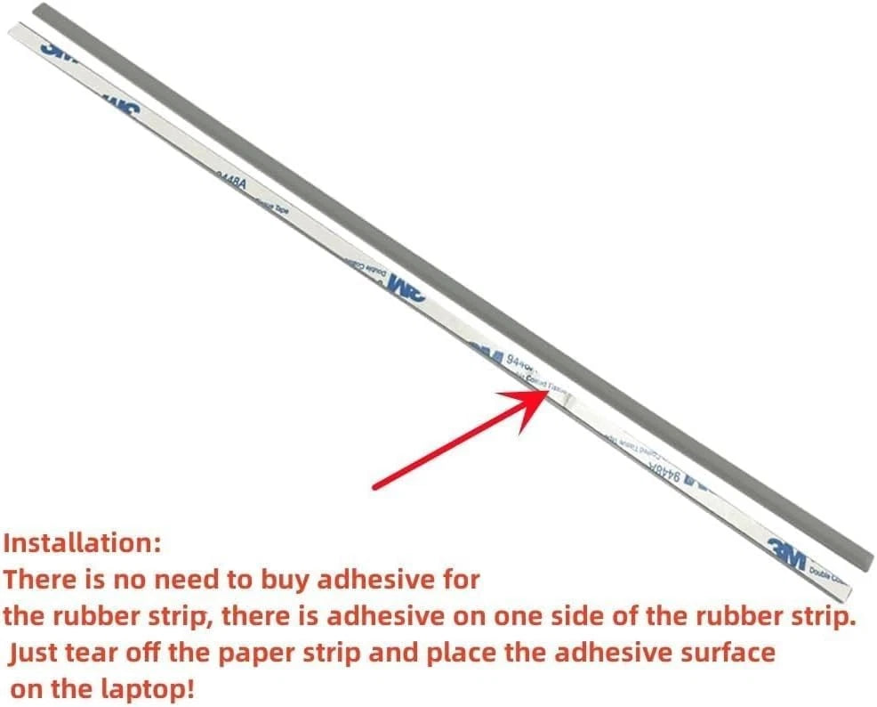 Laptop Bottom Cover Rubber Non-Slip Bumper Foot Feet Pad Strips...