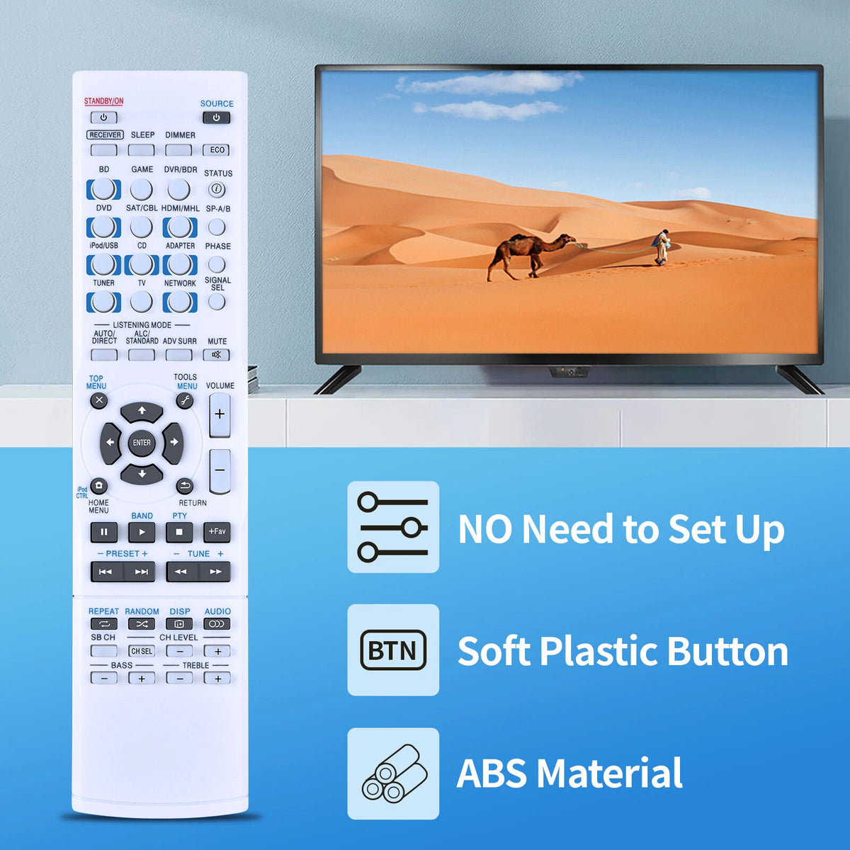 AXD7736 Remote Control For Pioneer AV Receiver VSX-S310-K VSX-S501 VSX-S510-S