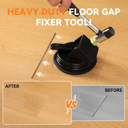 kegliik Floor Gap Fixer Tool - 45° Dual-Sided Strike, Suction Cup Orage