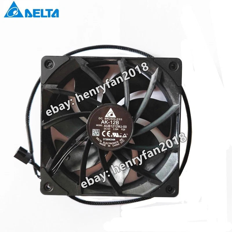 Delta AK-12B AUB1212MJ-00 Axial Fan 12V 0.30A 120*120*25MM PWM Computer Case Fan