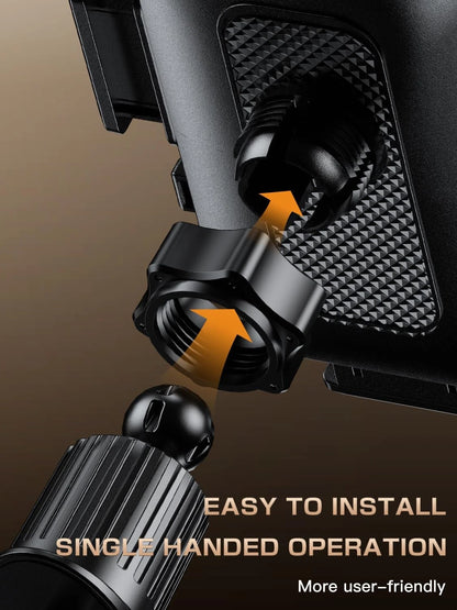 Topmake Car Phone Holder Mount,【2025 Upgrade】 3-in-1 Cell black