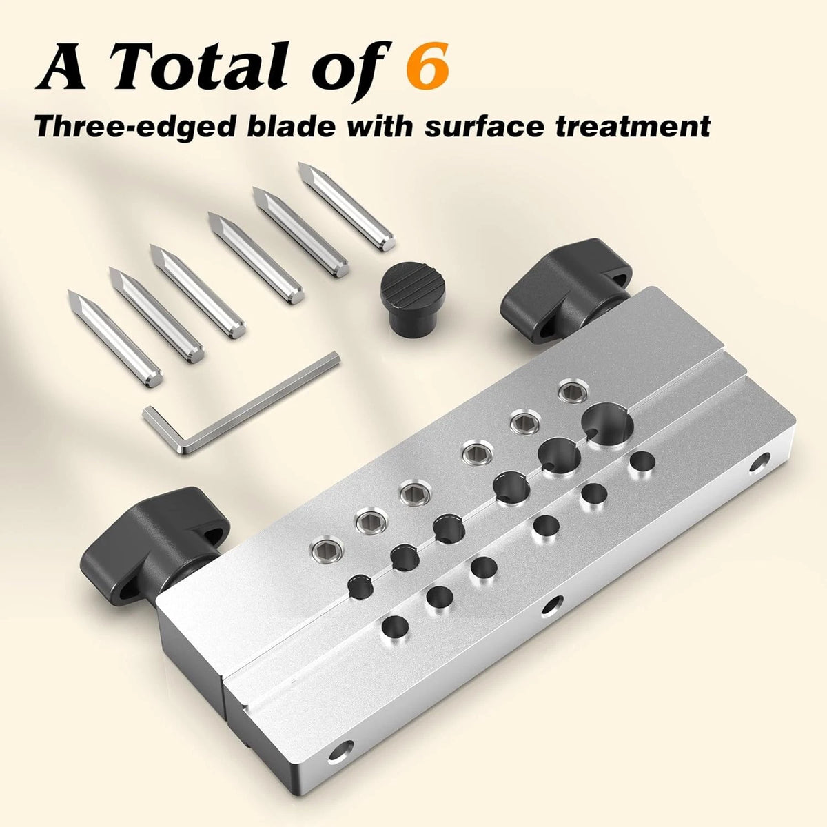 Split-Type Scrap Copper Wire Stripper Machine Kit with 6 Tungsten Silver