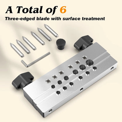 Split-Type Scrap Copper Wire Stripper Machine Kit with 6 Tungsten Silver
