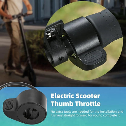 BIAQI Electric Scooter Thumb Throttle Replacement, Compatible with Black
