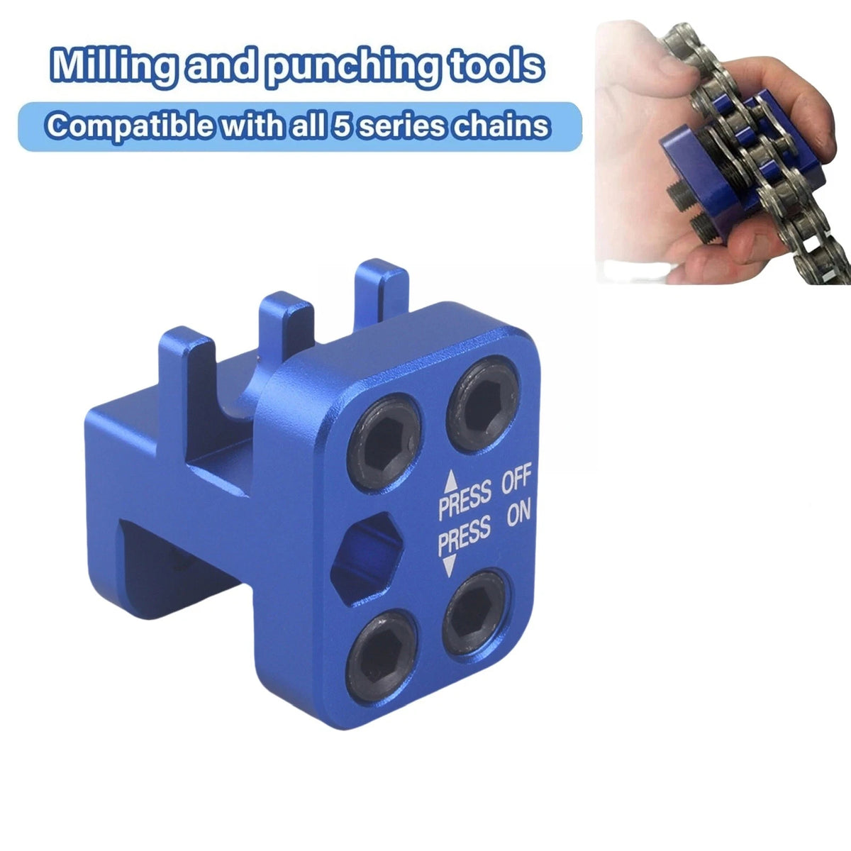 For ATV 520 525 530 Sideplate Motorcycle Billet Master Link Chain Press Tool