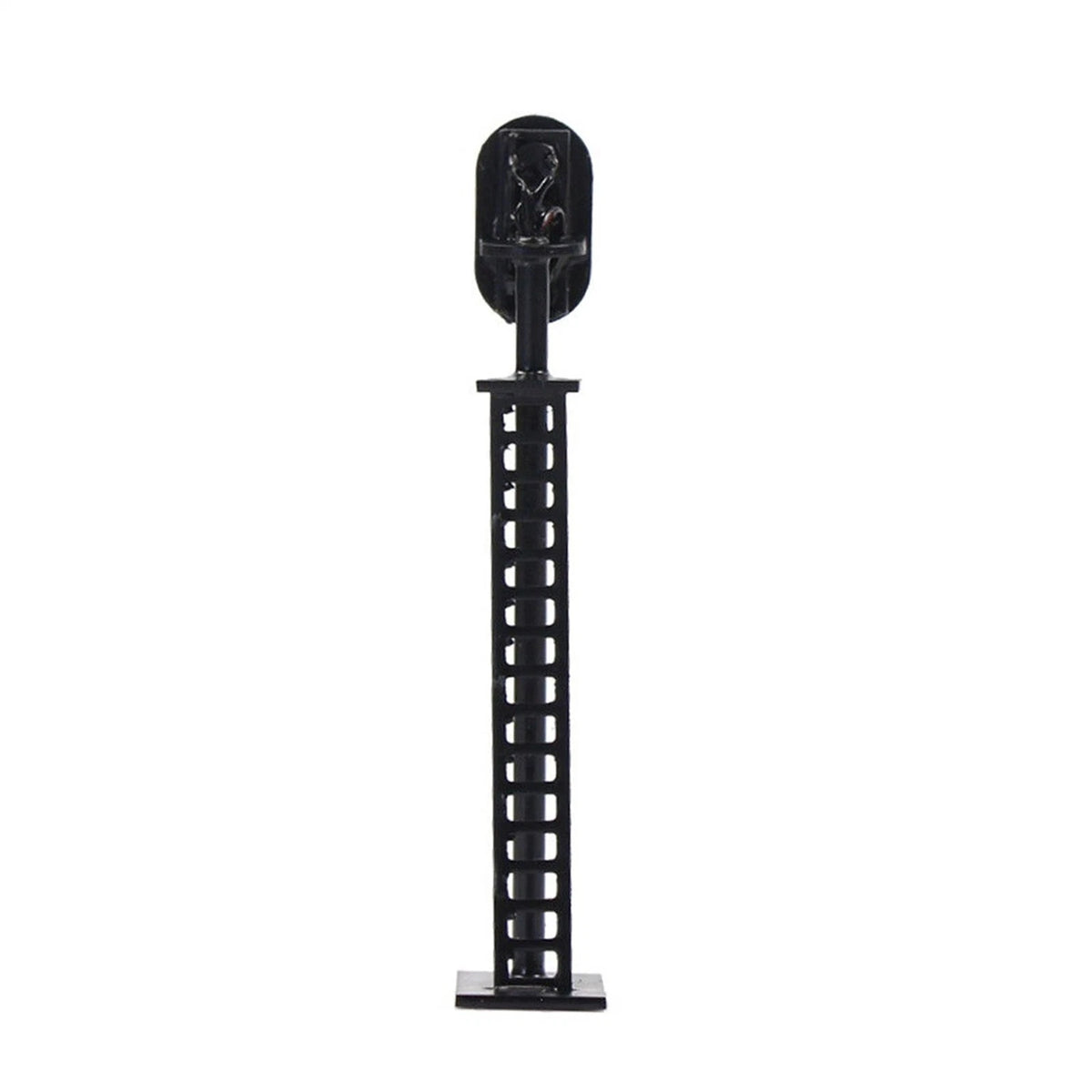 1:87 Scale Red Yellow Green Railway Signal Traffic Light Black Post With Ladder