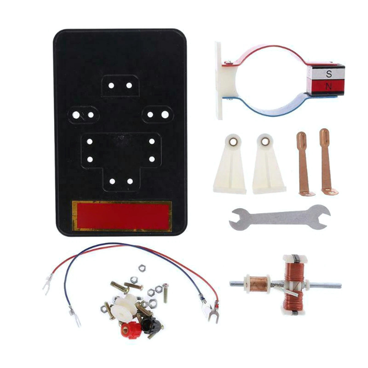 Permanent Magnet DC Electric Motor Model Physics Science Educational Toy DIY Kit
