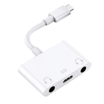 Type-C Sound Card USB 3.5mm Audio Earphone Speaker Mic Live-Streaming Adapter