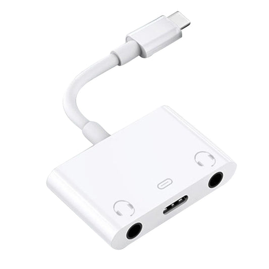 Type-C Sound Card USB 3.5mm Audio Earphone Speaker Mic Live-Streaming Adapter