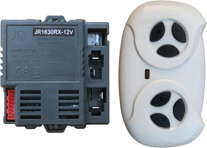 JR1630RX 12V 2.4G Remote Control and Receiver, for Kids Ride On Toys, 12V...