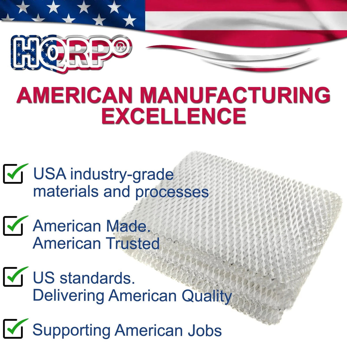 HQRP MAF2 Humidifier Wick Filter Replacement for Aircare EssickAir White
