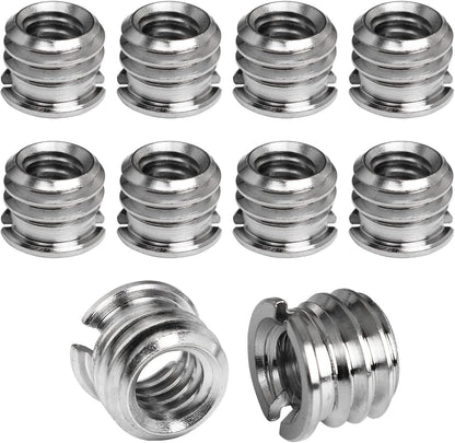 1/4"-20 Female to 3/8"-16 Male Tripod Thread Adapter LUORNG 10PCS Standard...