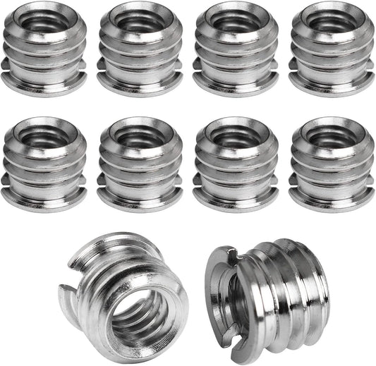 1/4"-20 Female to 3/8"-16 Male Tripod Thread Adapter LUORNG 10PCS Standard...