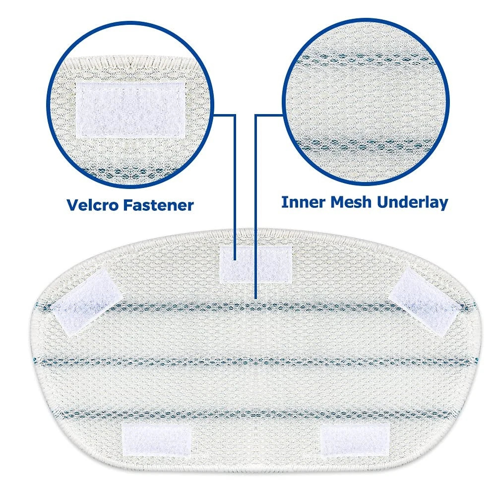 10 Pack Replacement Steam Mop Pads Compatible with PurSteam ThermaPro...