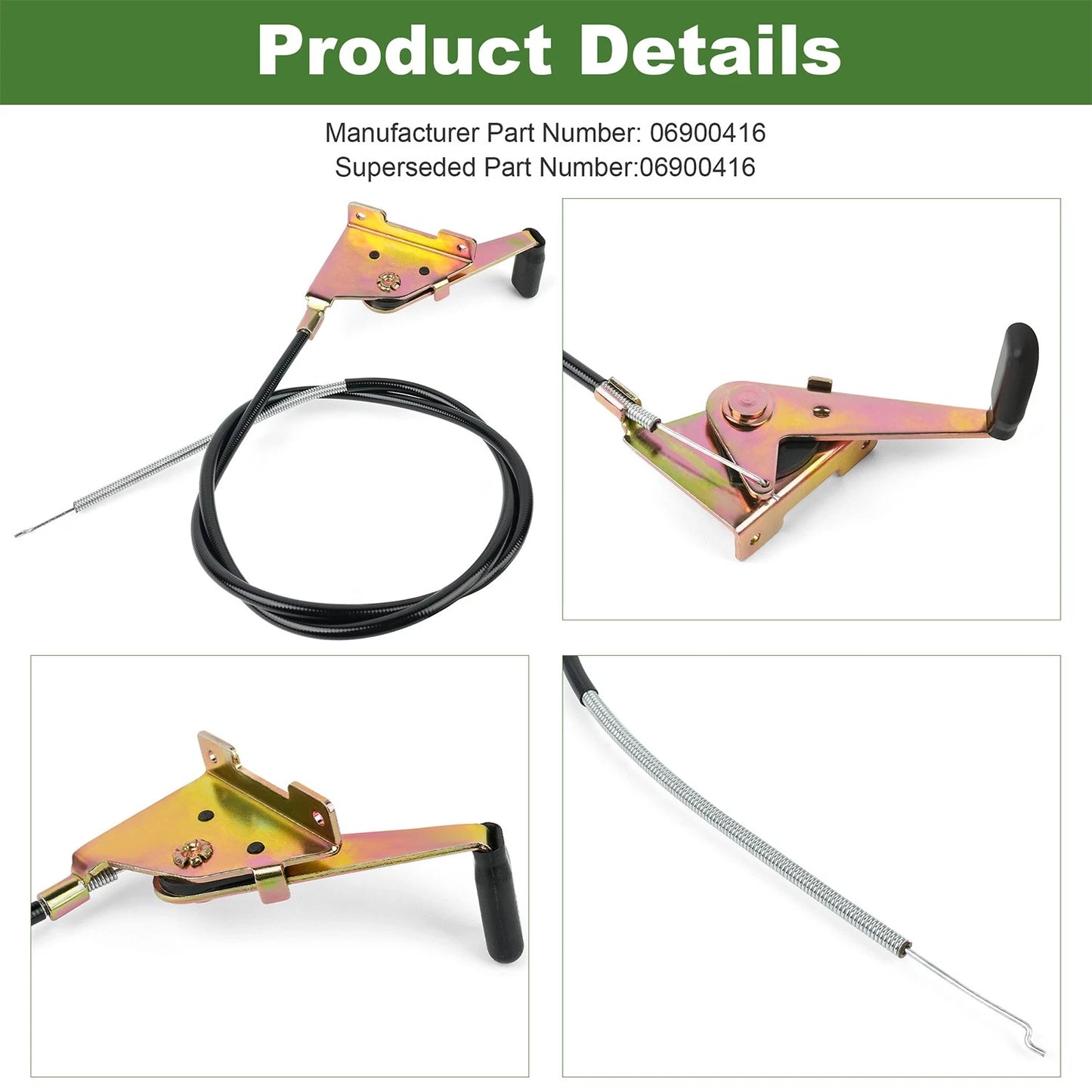 06900416 Throttle Cable For Gravely ZT 34 42 50 & Ariens Edge/Zoom Series Mowers