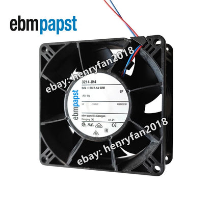 Ebmpapst 3214JH4 Axial Fan DC 24V 13000RPM 2.1A 92*92*38MM Cooling Fan