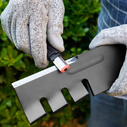 SHARPAL 129N Multipurpose Garden Tool Blade Sharpener Small, Black, Orange