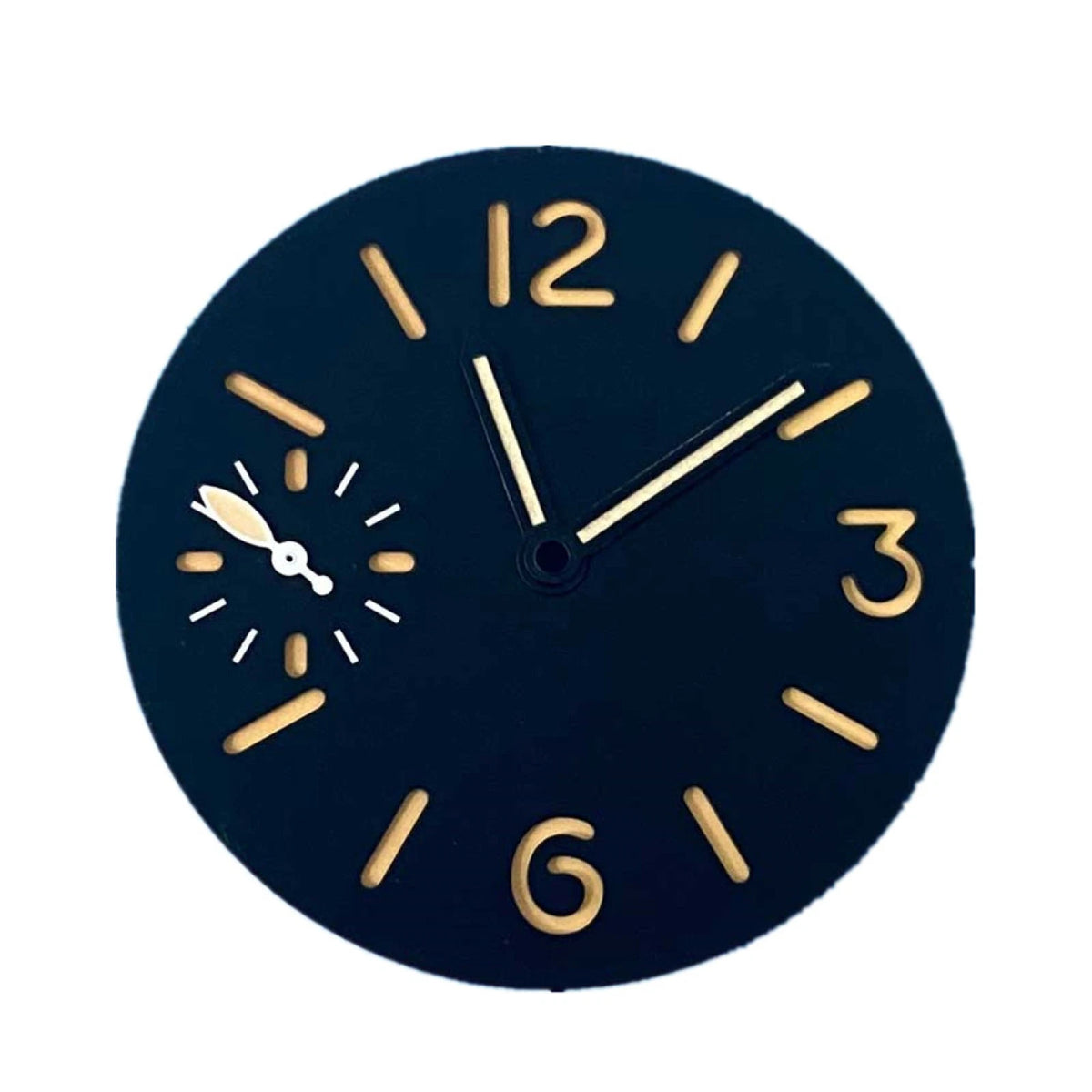 34.5mm Green Luminous Watch Dial With Watch Hands For ETA 6497 ST3600 Movement k