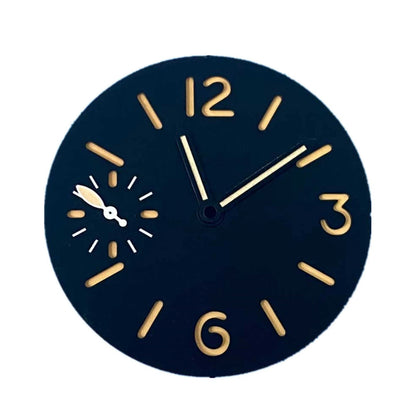 34.5mm Green Luminous Watch Dial With Watch Hands For ETA 6497 ST3600 Movement k