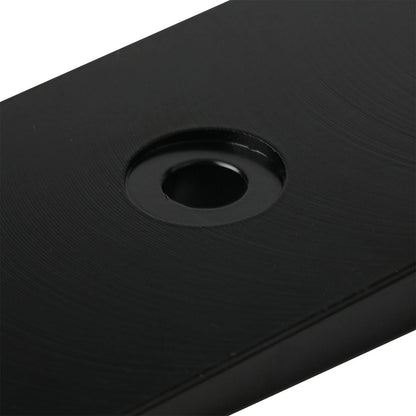 2" Wide 4°Degree Steel Leaf Spring Degree Shims Black- Set of 2