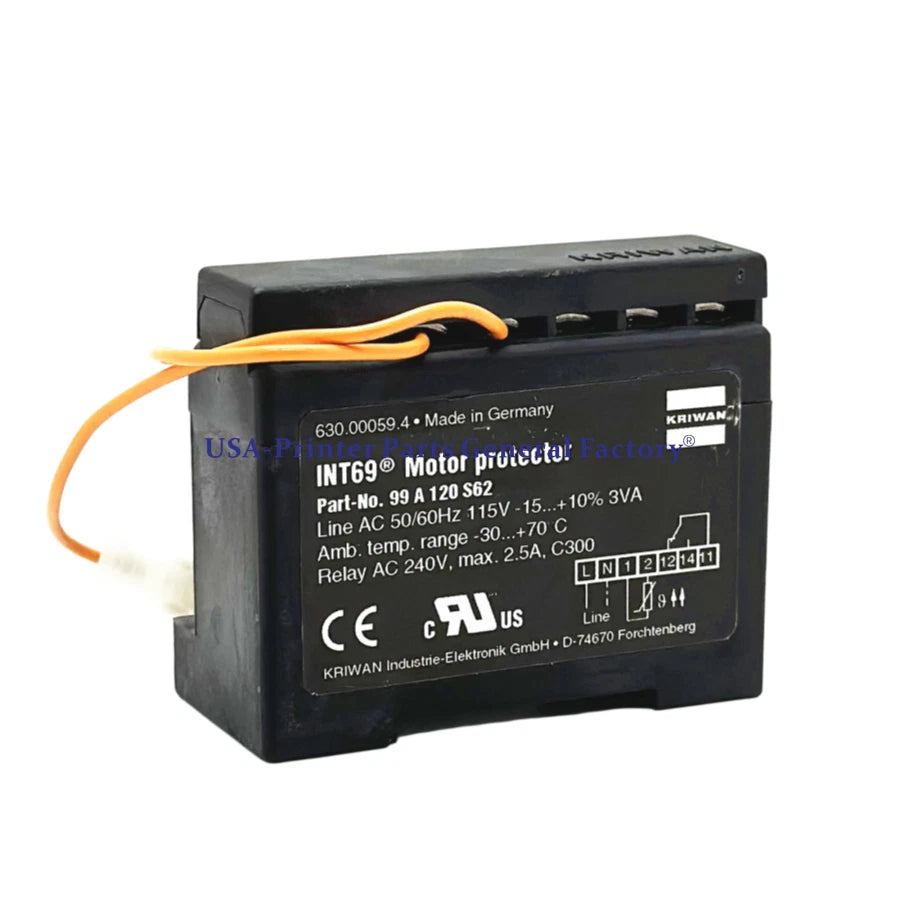1PCS Compatible For KRIWAN Motor Protector Module INT69 99A120S62 AC115V