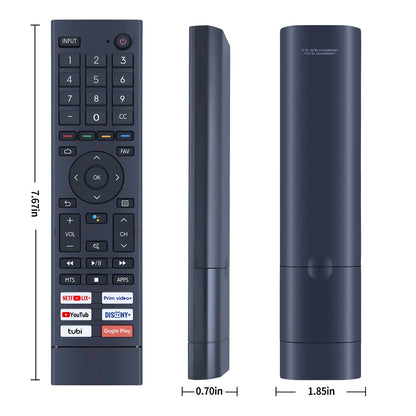 ERF3F80H Voice Remote Control For Hisense TV 55A53FUA 43A53FUA 50A53FUA
