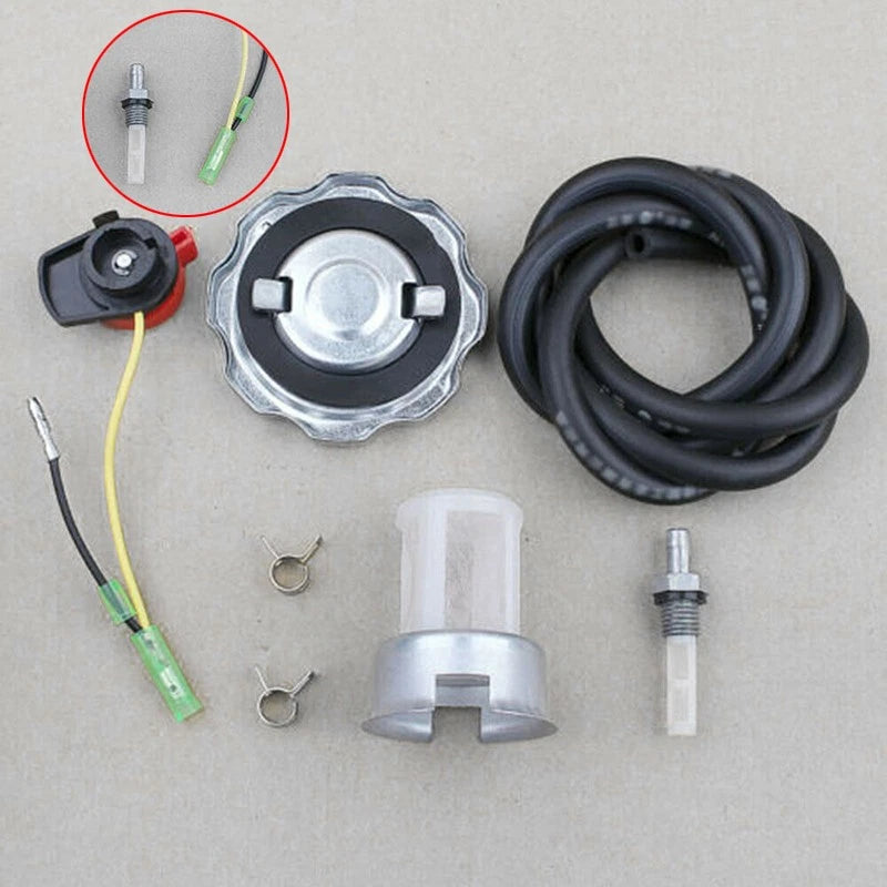 Fuel Tank Cap Kit For Honda GX160 GX200 GX270 GX340 GX390 Engine Off Switch