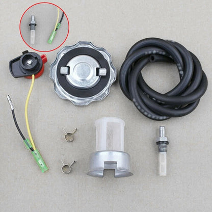 Fuel Tank Cap Kit For Honda GX160 GX200 GX270 GX340 GX390 Engine Off Switch