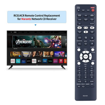 RC014CR Replacement Remote Control for Marantz Network CD Receiver M-CR612