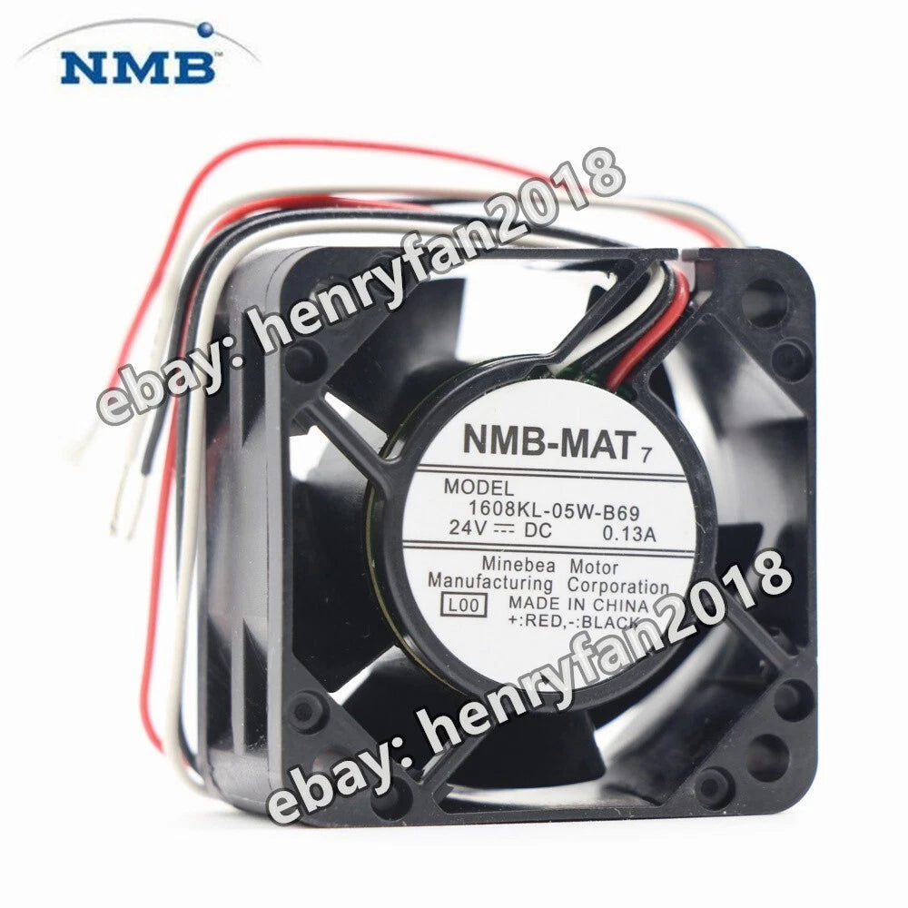 NMB 1608KL-05W-B69 DC 24V 0.13A 40*40*20MM For Fanuc Cooling Fan A90L-0001-0507