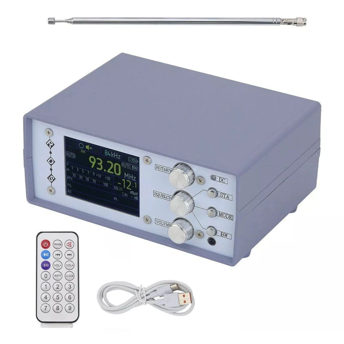 TEF6686 Home Radio DSP RDS AM FM LW MW SW Full Band Radio w/ Remote control