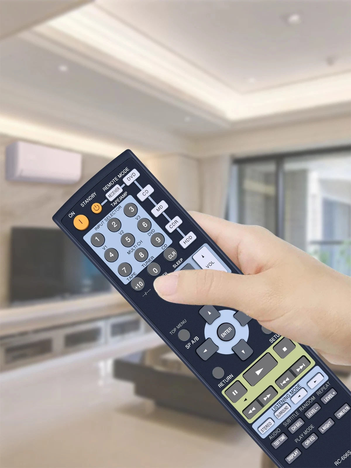 RC-606S Remote Control For Onkyo Home Theater System HT-R330 HT-R580 HT-S680