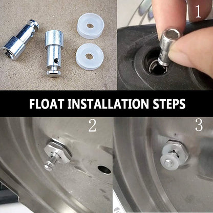 5 Pack Steam Valve Universal Replacement Floater + 5 Silicone Sealer...