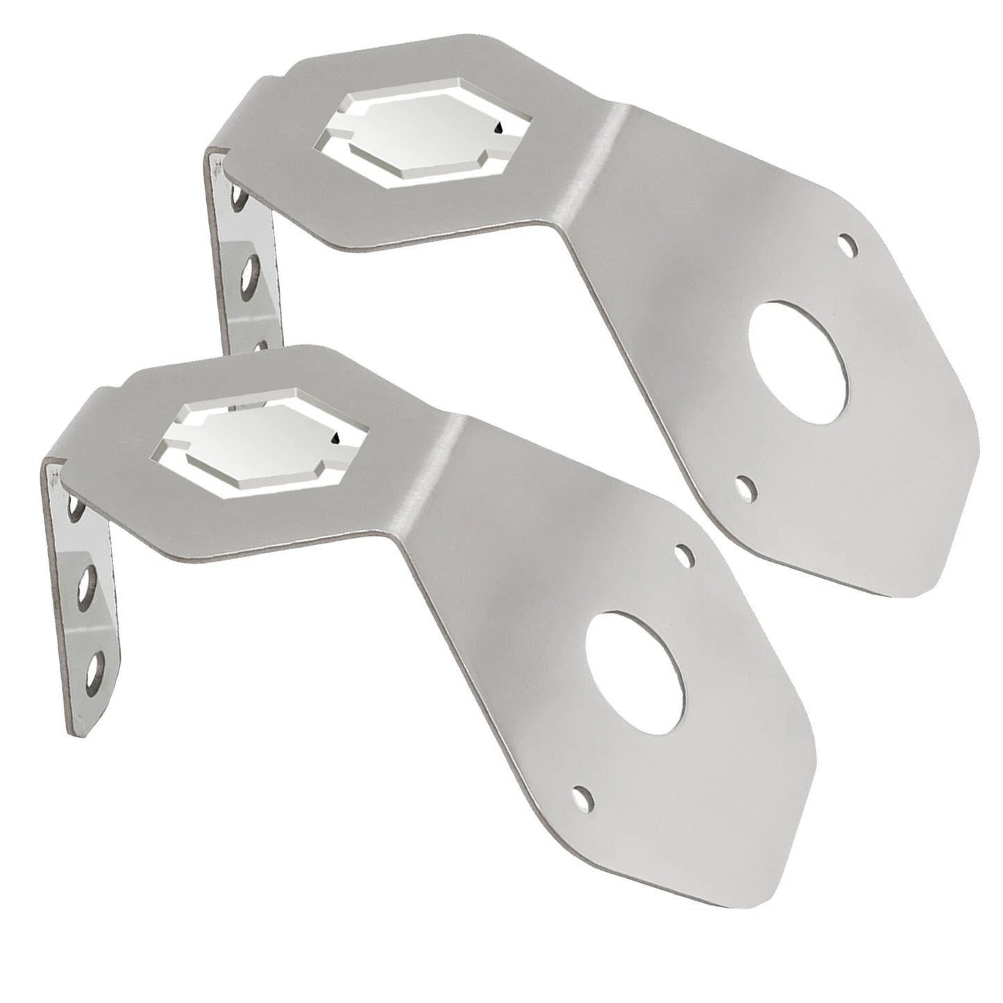 Watermelon Mirror Turn Signal Angled Bracket Stainless SET/2 - Light Not Include